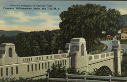 Western Entrance to Taconic Trail Postcard