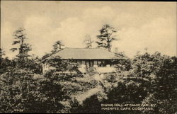 Dining Hall at Camp Farley, Cape Cod Postcard