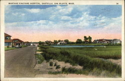 Martha's Vineyard Hospital, Eastville Postcard