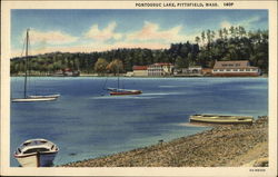 Pontoosuc Lake Postcard