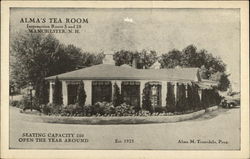 Alma's Tea Room Postcard