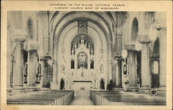 Cathedral of the Plains, Victoria, Kansas Postcard