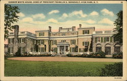 Summer White House, Home of President Franklin D. Roosevelt Hyde Park, NY Postcard Postcard