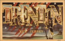 Greetings from Trenton Postcard