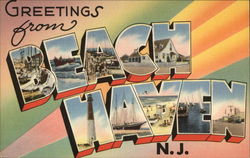 Greetings from Beach Haven, NJ Postcard