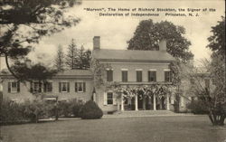 Morven, The Home of Richard Stockton Postcard