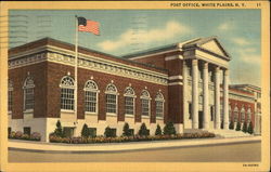 Post Office White Plains, NY Postcard Postcard