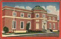 United States Post Office, Long Island Postcard