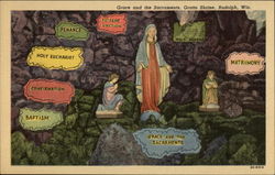 Grace and the Sacraments, Grotto Shrine Postcard