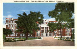 Administration Bldg., State Teachers College Postcard