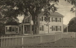 Birthplace of Dwight I. Moody (Feb. 3, 1937) East Northfield, MA Postcard Postcard