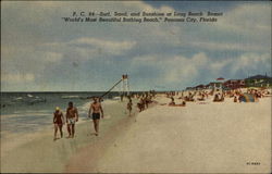 Surf, Sand, and Sunshine at Long Beach Resort Postcard