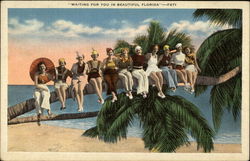 Waiting for You in Beautiful Florida Postcard