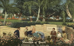 Fountain of Youth St. Petersburg, FL Postcard Postcard