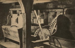 The Ancient Philipse Mill of Sleepy Hollow. The Groaning Gears Postcard