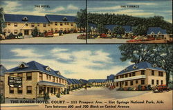 The Romer Hotel-Court Postcard