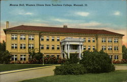 Monroe Hall, Western Illinois State Teachers College Macomb, IL Postcard Postcard