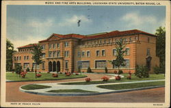 Music and Fine Arts Building, Louisiana State University Postcard