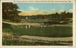 No. 7 Green and No. 8 Fairway, Geneva-on-the-Lake Ohio Postcard Postcard