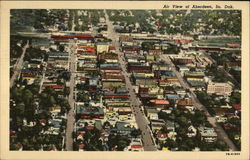 Air View of Aberdeen Postcard