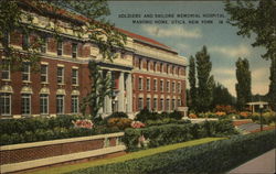 Soldiers' and Sailors' Memorial Hospital, Masonic Home Postcard