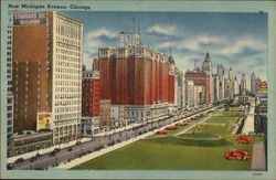 New Michigan Avenue Postcard