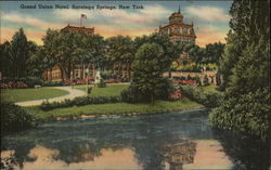 Grand Union Hotel Saratoga Springs, NY Postcard Postcard