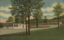 Dan-Dee Motel and Restaurant Frederick, MD Postcard Postcard