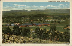 Crown Cotton Mills Dalton, GA Postcard Postcard