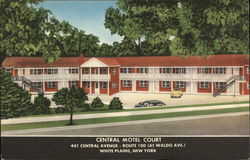 Central Motel Court Postcard