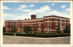 City Memorial Hospital Postcard