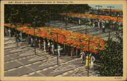 World's Largest Shuffleboard Club Postcard