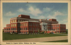 Hospital for Crippled Children Oklahoma City, OK Postcard Postcard