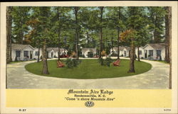 Mountain Aire Lodge Hendersonville, NC Postcard Postcard