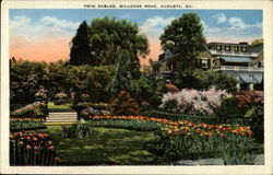 Twin Gables, Milledge Road Augusta, GA Postcard Postcard