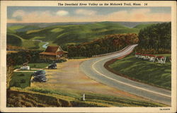 The Deerfield River Valley on the Mohawk Trail Postcard