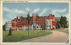 Springfield Hospital Postcard