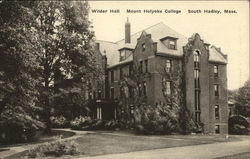 Wilder Hall, Mount Holyoke College South Hadley, MA Postcard Postcard