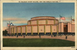 Railroad Exhibit Building Postcard