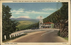 Hairpin Turn and Observatio nTOwer, Overlooking Stamford Valley Postcard