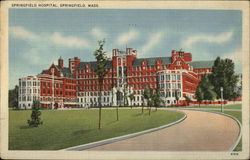 Springfield Hospital Postcard