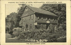 Wiggins Old Tavern at Hotel Northampton Postcard