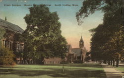 Front Campus, Mount Holyoke College Postcard