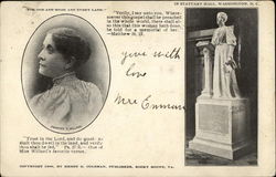 Frances E. Willard Statue in Statuary Hall Postcard