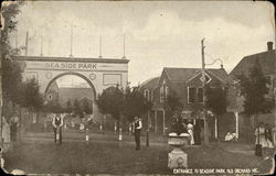 Entrance to Seaside Park Old Orchard Beach, ME Postcard Postcard