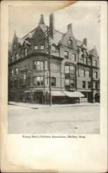 Young Men's Christian Association Malden, MA Postcard Postcard