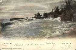 Calkins Bay Kenosha, WI Postcard Postcard