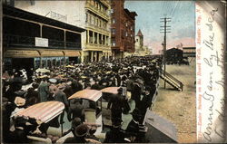 Easter Sunday on the Board Walk Atlantic City, NJ Postcard Postcard