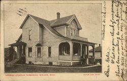 German Lutheran Parsonage Postcard