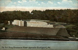 Old Fort Knox, Penobscot River Postcard